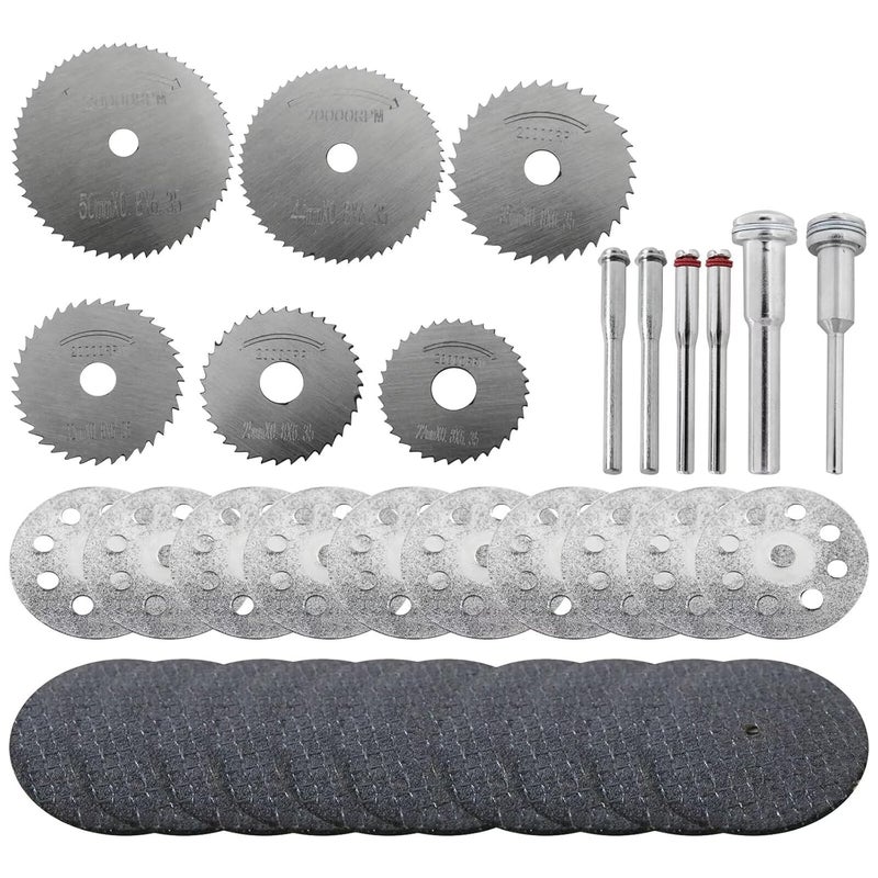 Dremel Rotary Tool Cutting Wheel Set 545 Diamond Disc For Wood Glass Plastic Metal - Image 1
